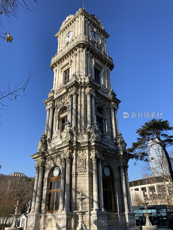 Turkey - Istanbul - clock tower near Dolmabahçe